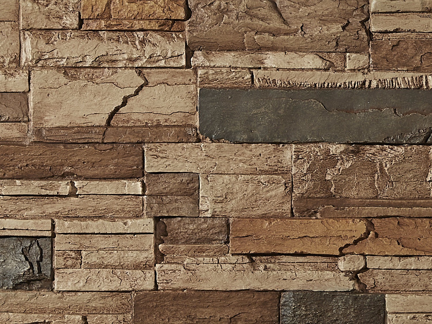 Kentucky Dry Stack Faux Stone Wall Panel