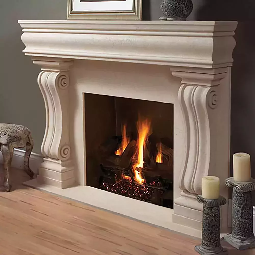 Aberdeen Majestic Series Stone Fireplace Mantel