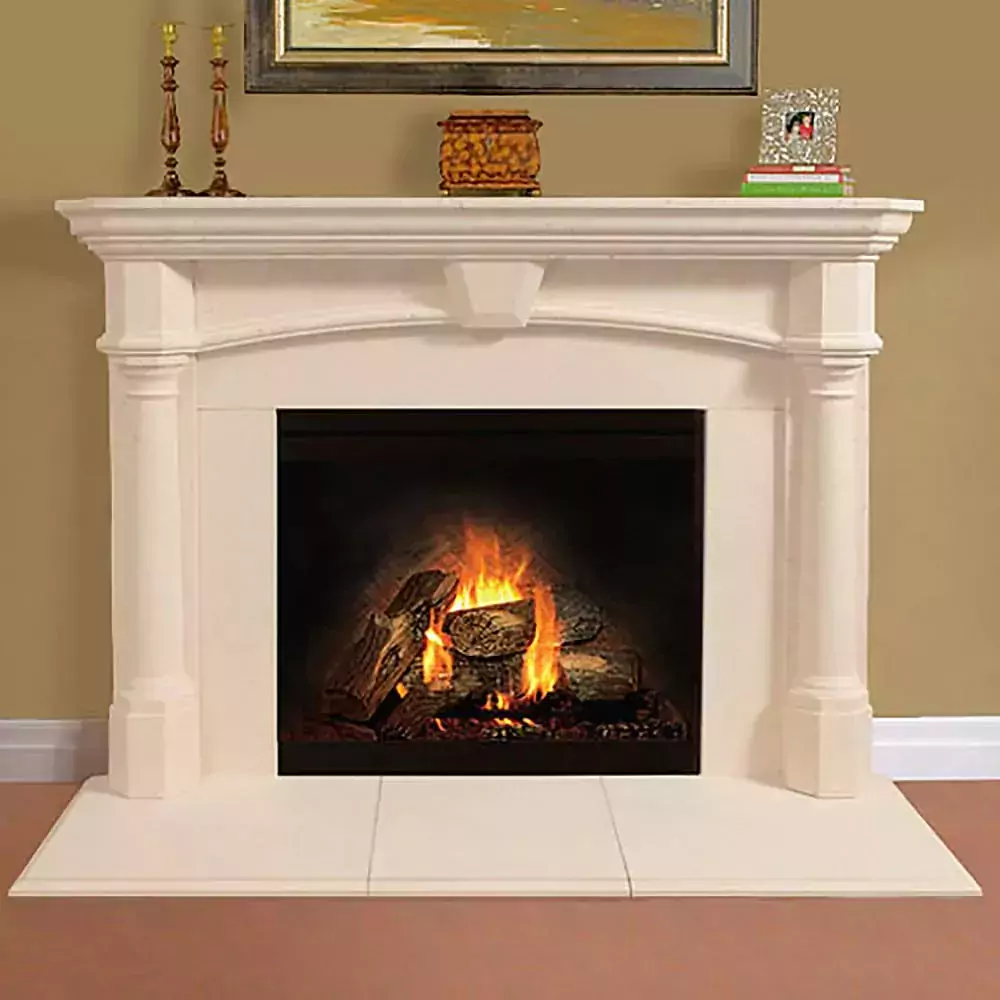 Aspire Cast Stone Fireplace Mantel