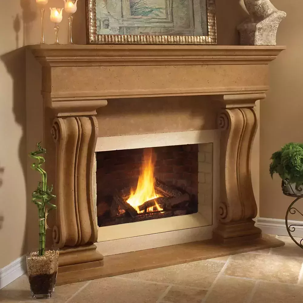 Belmont Majestic Series Stone Fireplace Mantel