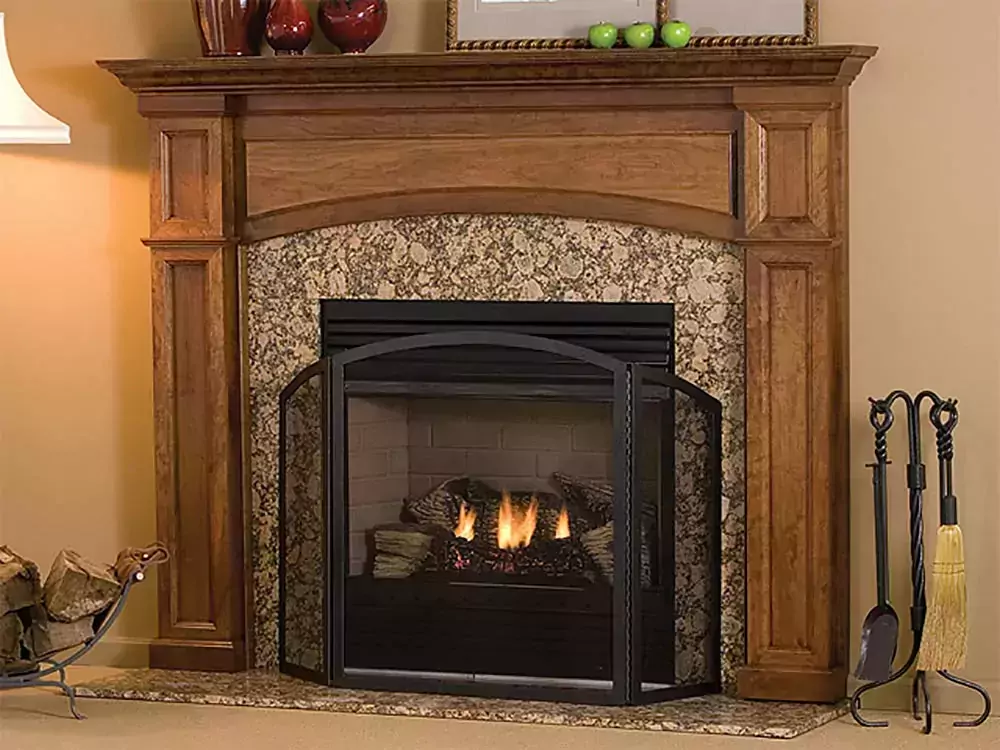 Hathaway Wood Fireplace Mantel