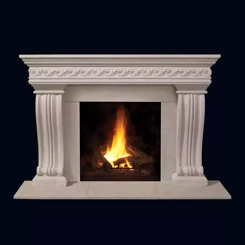 Markham Classic Series Stone Fireplace Mantel