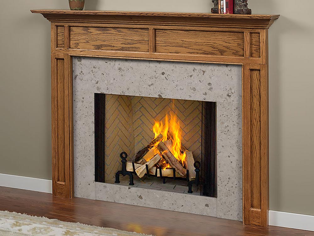 Montpelier Wood Fireplace Mantel