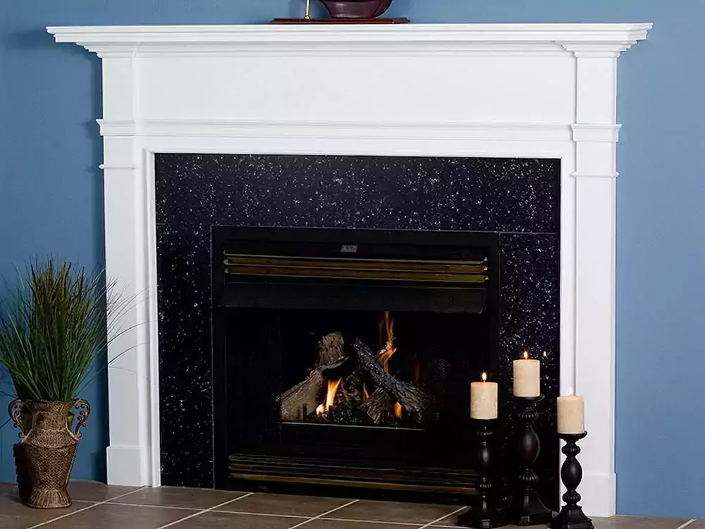 Andover Wood Fireplace Mantel