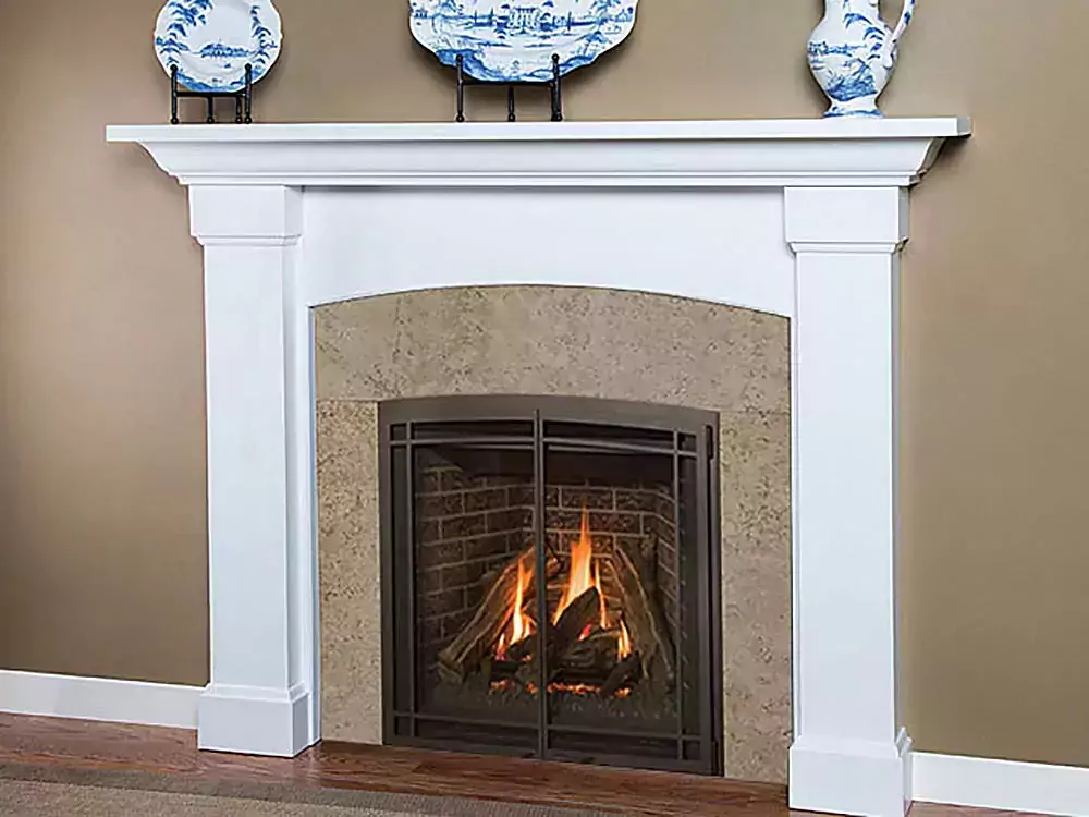 Anniston Wood Fireplace Mantel