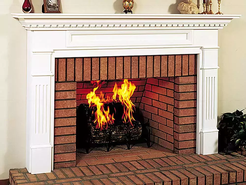 Monticello Wood Fireplace Mantel
