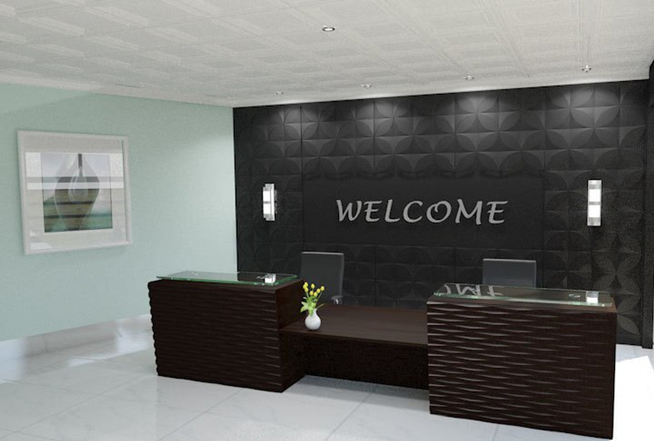 Classic - Urethane - Deep Coffered Drop Ceiling Tile - 24"x24"