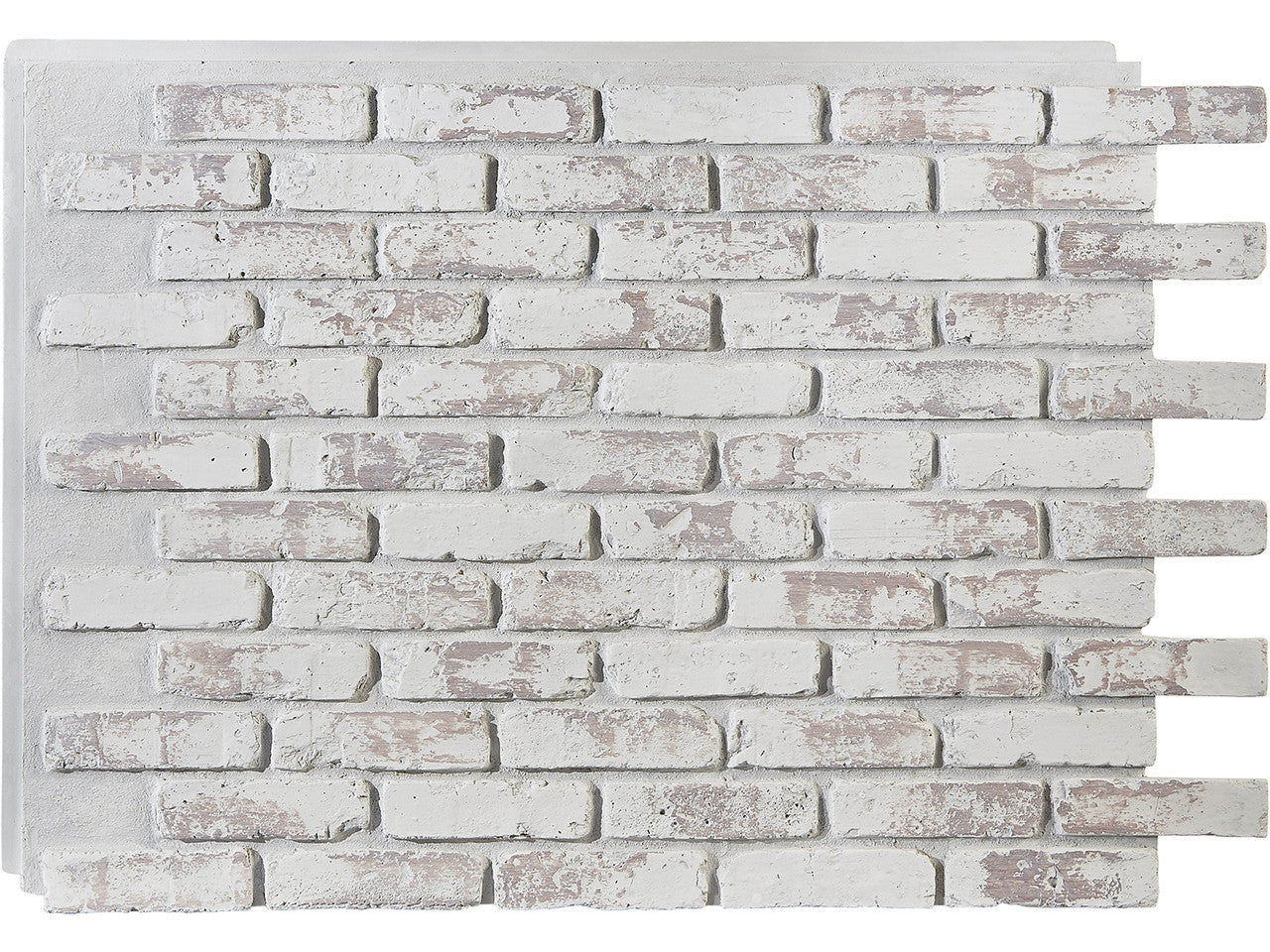 Old Chicago Faux Brick Wall Panel - Tall