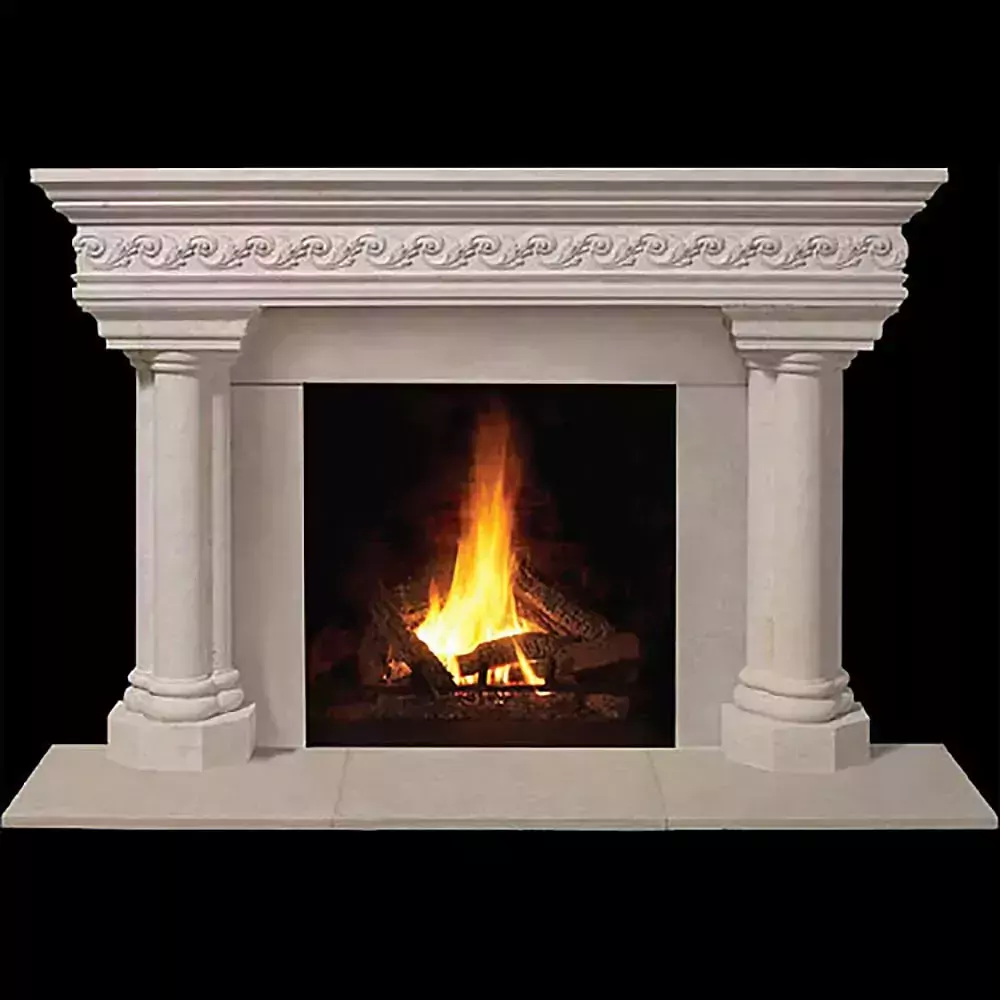 Cashel Classic Series Stone Fireplace Mantel